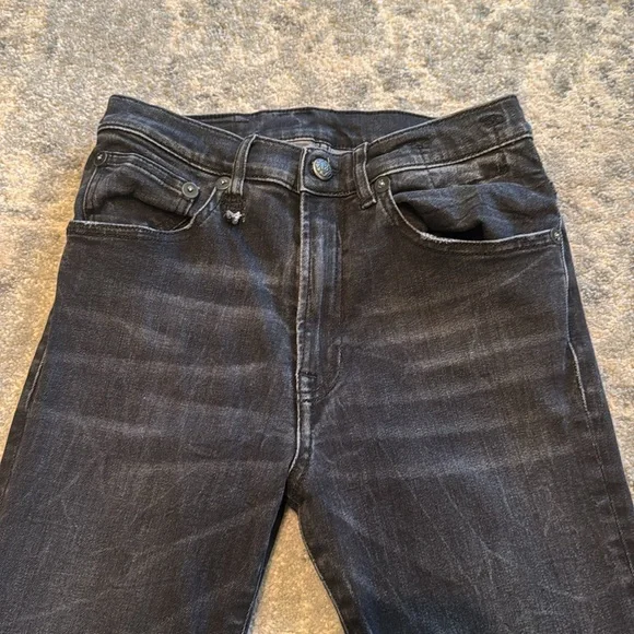 R13 High Rise Skinny Black Jeans - Picture 7 of 16